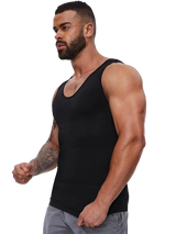 Men Body Shaper Slimming Compression Vest Undershirt Sexy Waist Trainer Tank Top Belly Control Workout Weight Loss Shapewear
