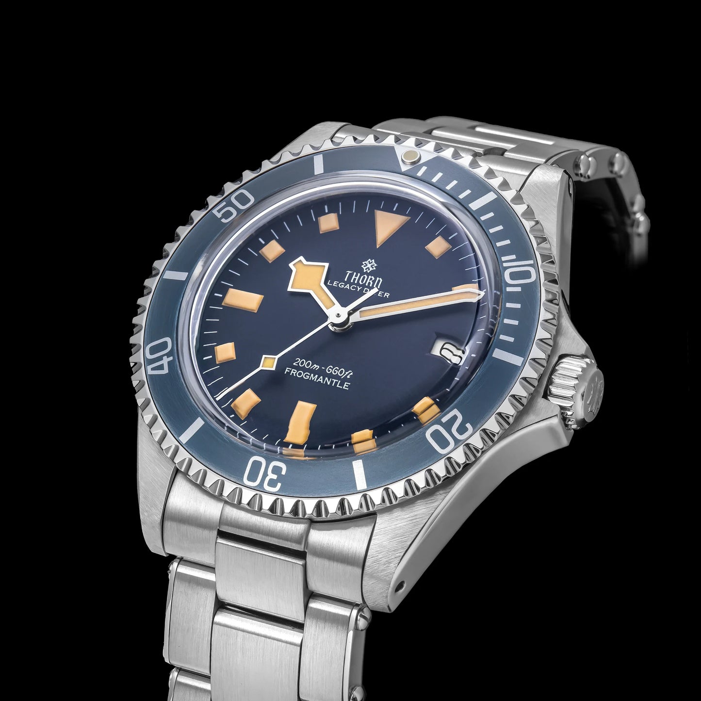 THORN T023 V2 Diver Watch Men PT5000 Automatic Watch 40Mm Mechanical Wristwatch Sapphire Waterproof 200M Vintage Luxury Watches