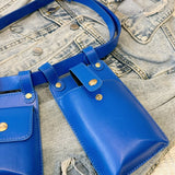 Designer Women Waist Bag 2024 summer Belt bag Phone Pack Trend Candy color Leather Shoulder Crossbody Chest Bags Lady Fanny Pack