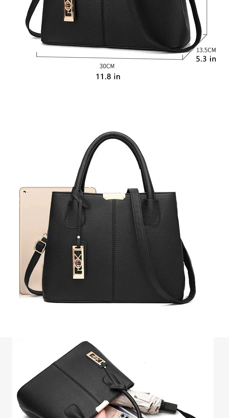 Luxury Designer Leather Tote