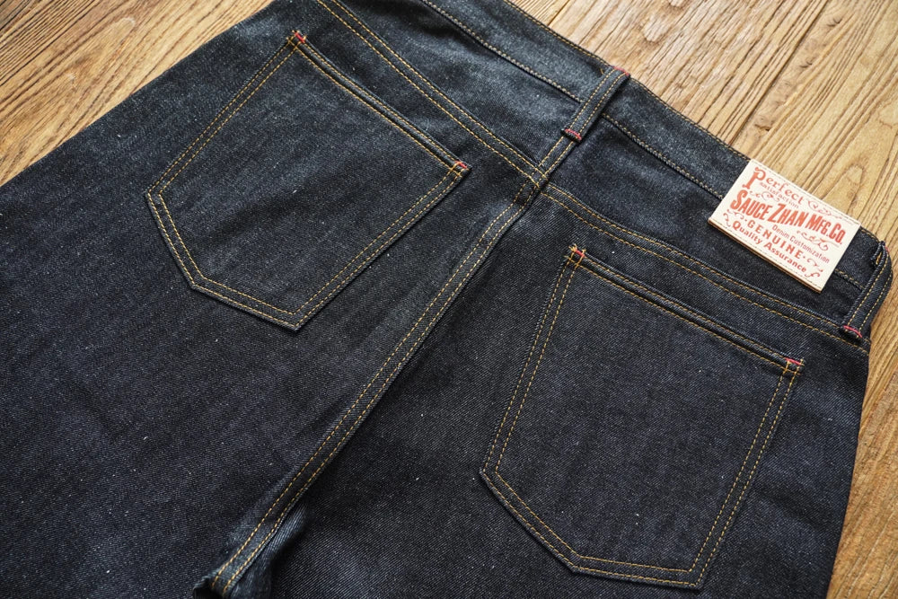 SauceZhan 344XX High-Rise Relaxed Selvedge Denim Jeans