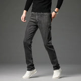 Men's Fleece-Lined Stretch Jeans