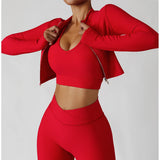 Premium 3-Piece Seamless Fitness Ensemble