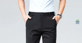 Men's Stretch Suit Pants — Slim Straight Business Formal Trousers