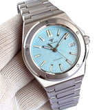 Tandorio New Black Luxury Business Engineer Style Men's Mechanical Watch Sapphire Glass 100m Waterproof NH35A Automatic Watches