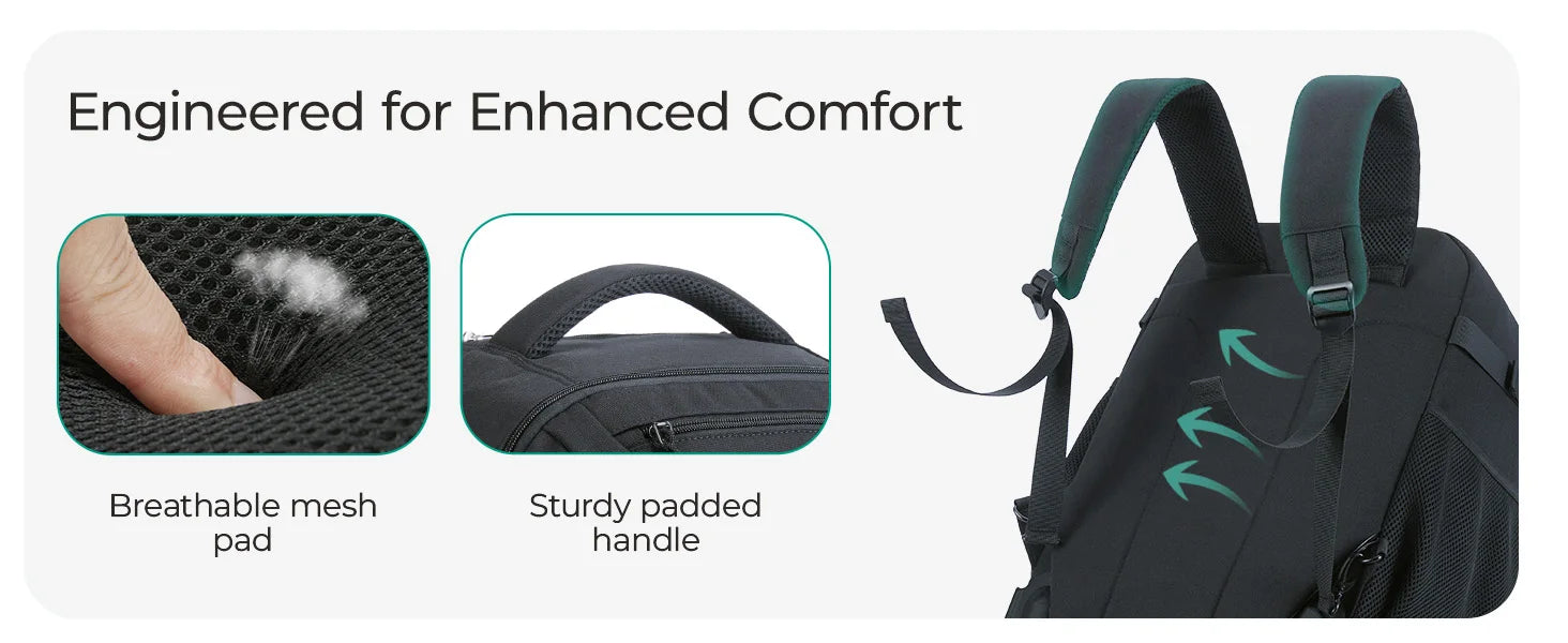 BAGSMART Rolling Backpack 17 Inch Laptop Water Resistant Large Capacity 40L Travel Luggage Wheeled Backpack for Men Women