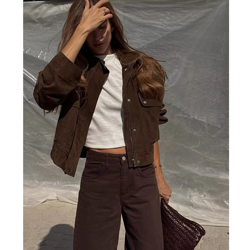 Autumn Street Chic Oversized Jacket