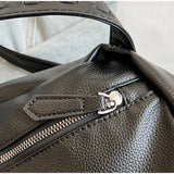 Large Capacity Solid Color Crossbody Shoulder Bag, Fashion Casual Versatile Shopper Tote Bag,Black/White Elegant Women Handbag