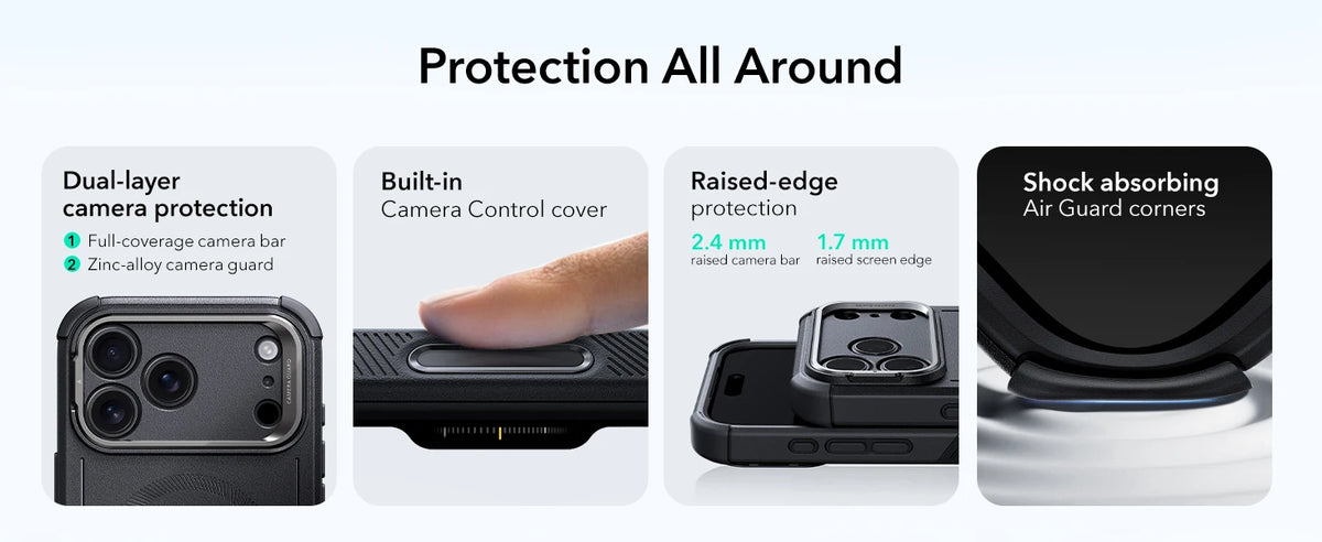 ESR Magnetic iPhone Case with Adjustable Stash Stand