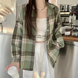 Classic Plaid Flannel Shirt Jacket