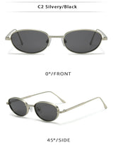 DDDLONG Fashion Small Round Retro Sunglasses Women Classical Vintage Punk Sun Glasses For Men Eyewear Outdoor Shades D609