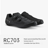SHIMANO RC703 Road Cycling Shoes Carbon Sole SPD-SL Cleats Compatible Professional Road Bike Lock Shoes Men Women