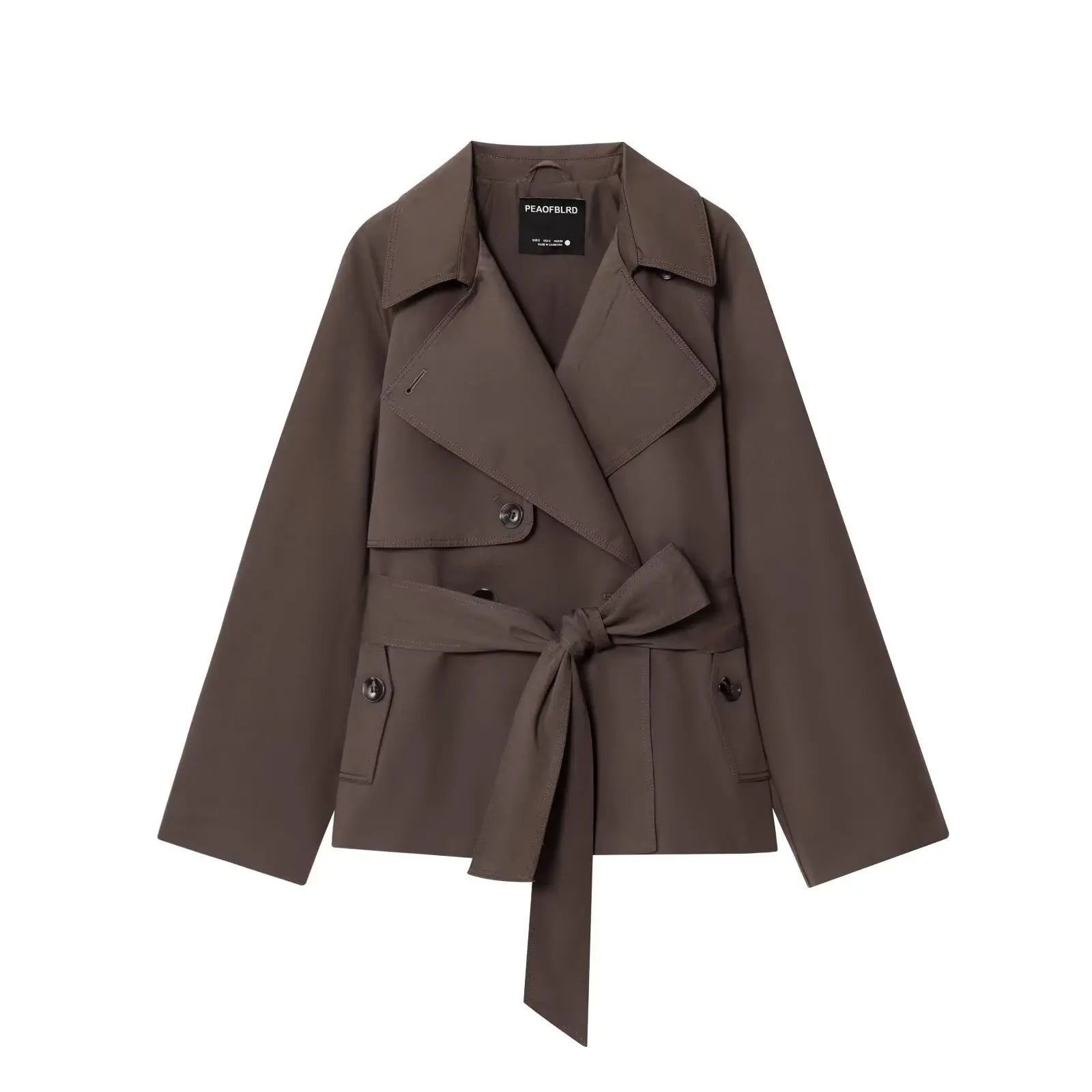 British Style Belted Trench Coat