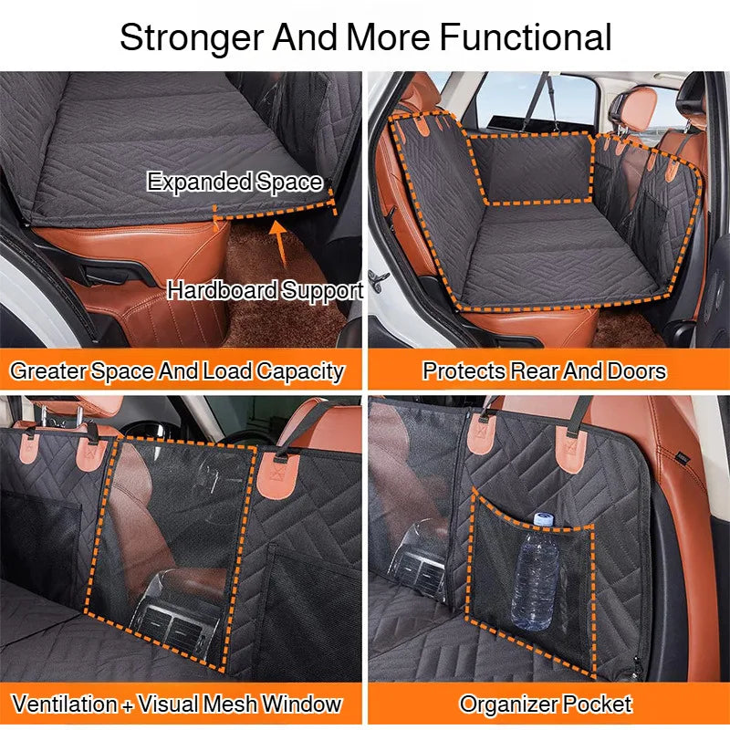 Waterproof Pet Car Seat Cover – Nonslip Hammock