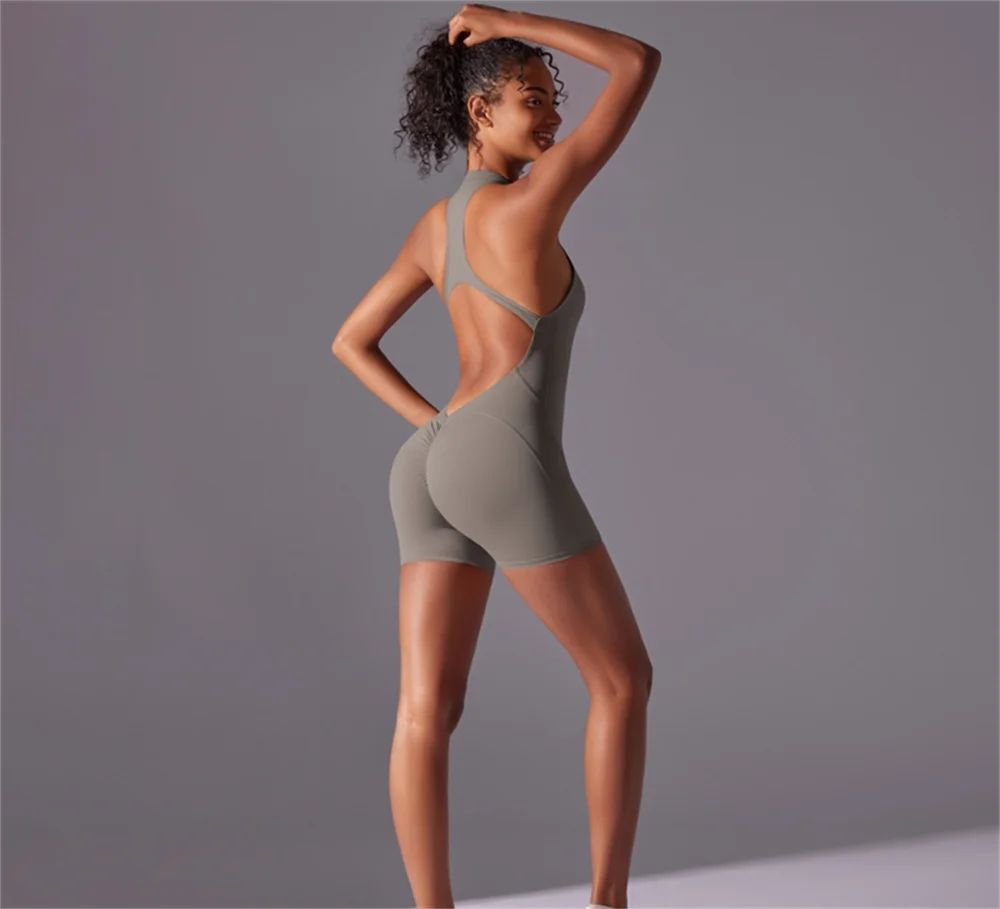 High-Intensity Compression Yoga Jumpsuit
