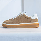 MORAZORA Women's Genuine Leather Platform Sneakers