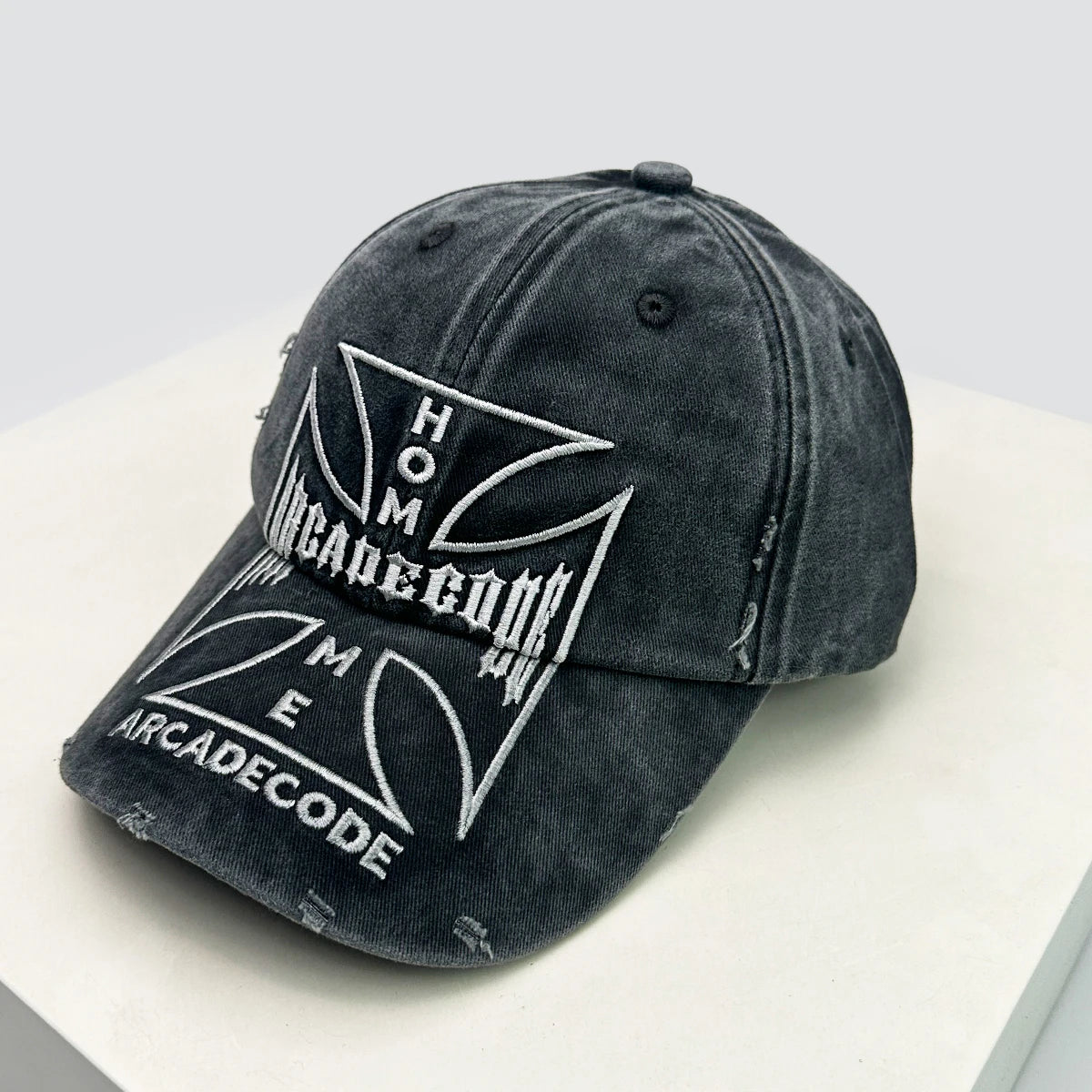 Unisex Cross Embroidery Baseball Cap | Street Style
