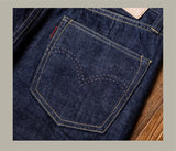 Vintage High-Rise Selvedge Denim Jeans for Men | 14oz