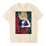 Men's Chainsaw Man Anime Cotton Graphic T-Shirt