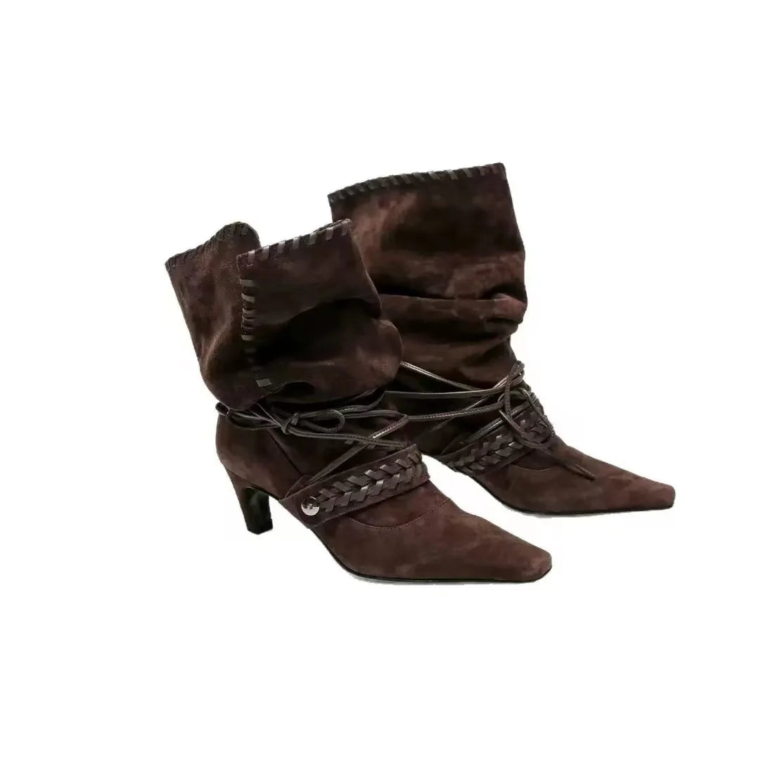 Women's Split-Toe Mary Jane Flats | Genuine Leather