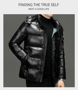 Men's Quilted Hooded Parka – Warm Winter Jacket