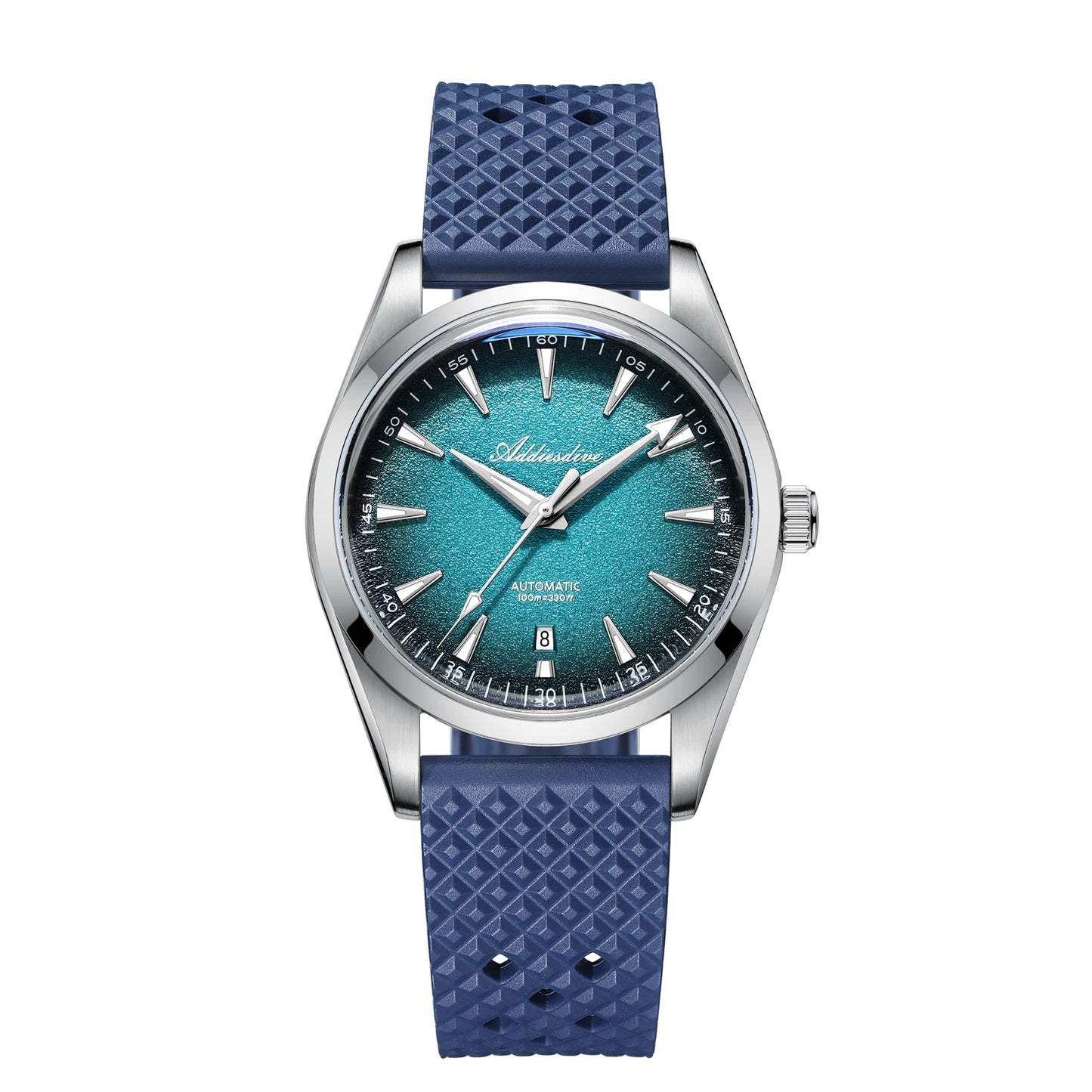 ADDIESDIVE Japan 8215 Men's Watch Bubble Mirror Glass Dress Automatic Mechanical Watch Super Luminous Luxury New Watches For Men