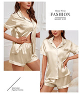 Women’s Luxurious Satin Pajama Set