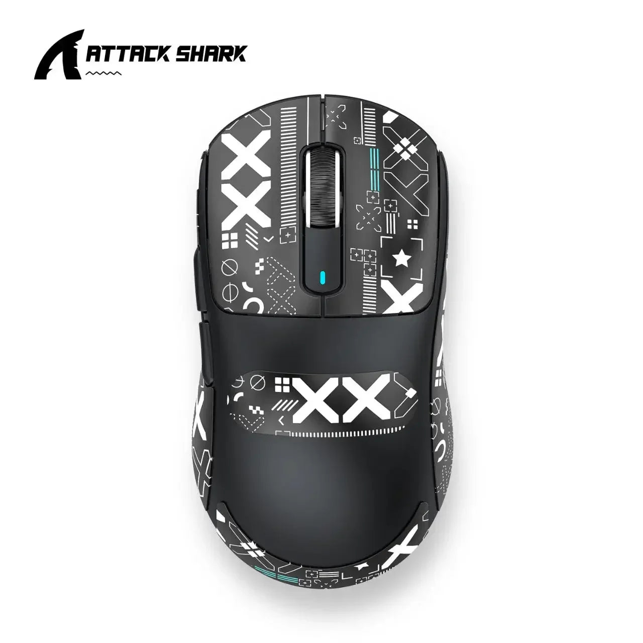 Attack Shark X3 PixArt PAW3395 Bluetooth Mouse,26000dpi,Wireless Tri-Mode Connection,Lightweight Macro Gaming Mouse