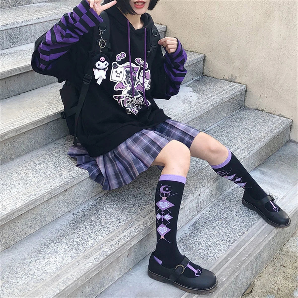 Women’s Playful Patchwork Pullover Sweatshirt
