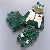 Children’s 3-Piece Padded Cartoon Outfit