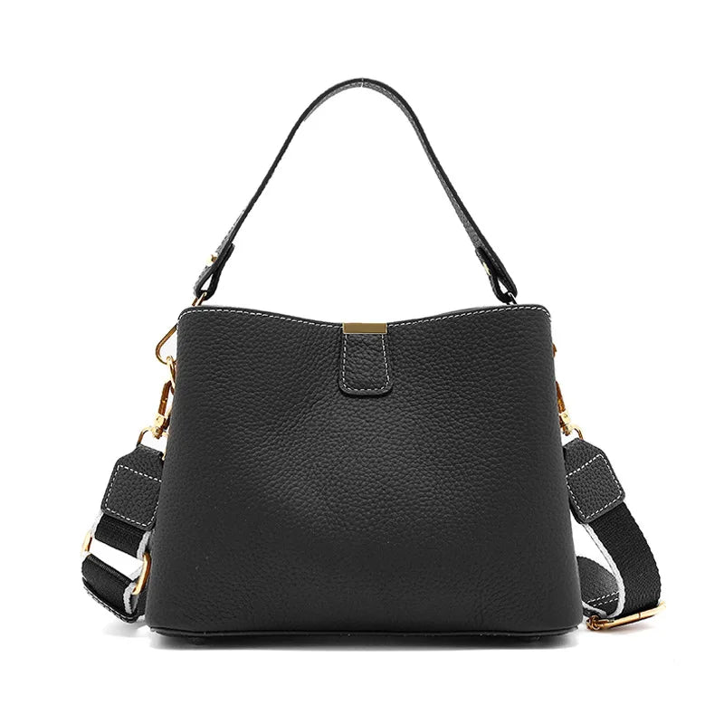 100% Genuine Leather Women's Crossbody Bag 2025 Summer Female Shoulder Bag Luxury Design Handbag phone makeup Bag Commuter