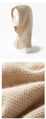 Luxe 100% Cashmere Knitted Beanie & Scarf Set
