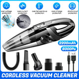 Cordless Handheld Vacuum | 6000Pa Wet & Dry | USB
