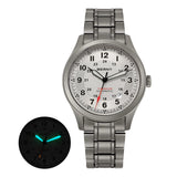 BERNY Automatic Full Titanium Watches for Men Sapphire Super Luminous Mechanical Field Watch Date 10ATM Sports Easy Read