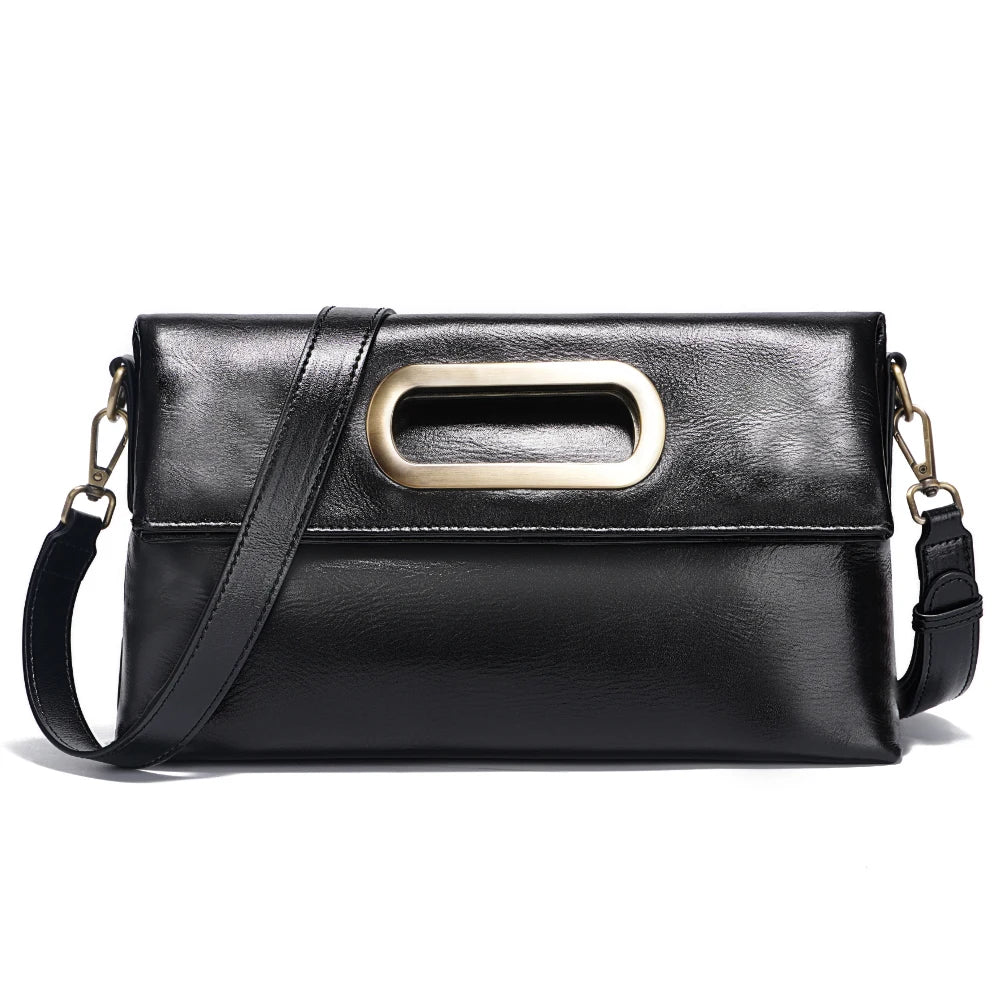 Zency Vintage Genuine Leather Handbag for Women Large Capacity Brown Crossbody Designer Shoulder Bag 2026 Summer Beige Sac Bolsa