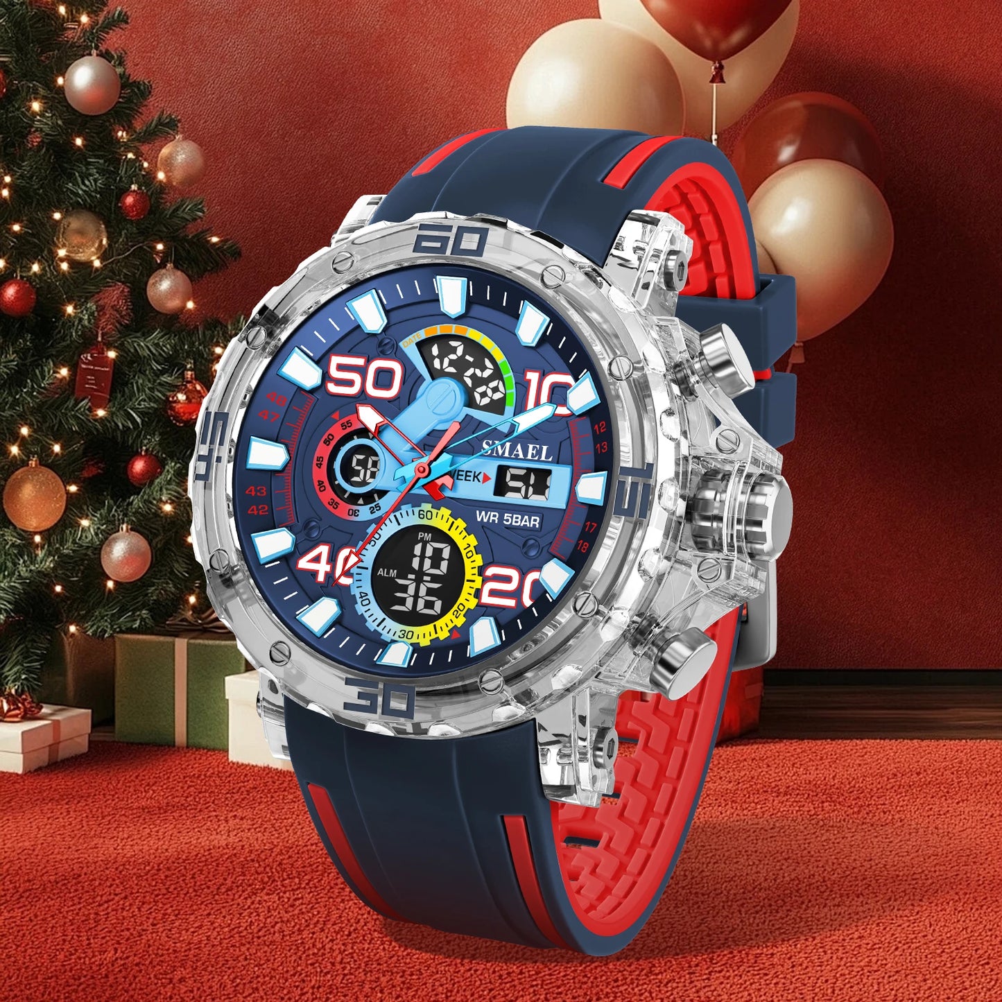 SMAEL 8136 Men's Sport Watch – 50M Water Resistant