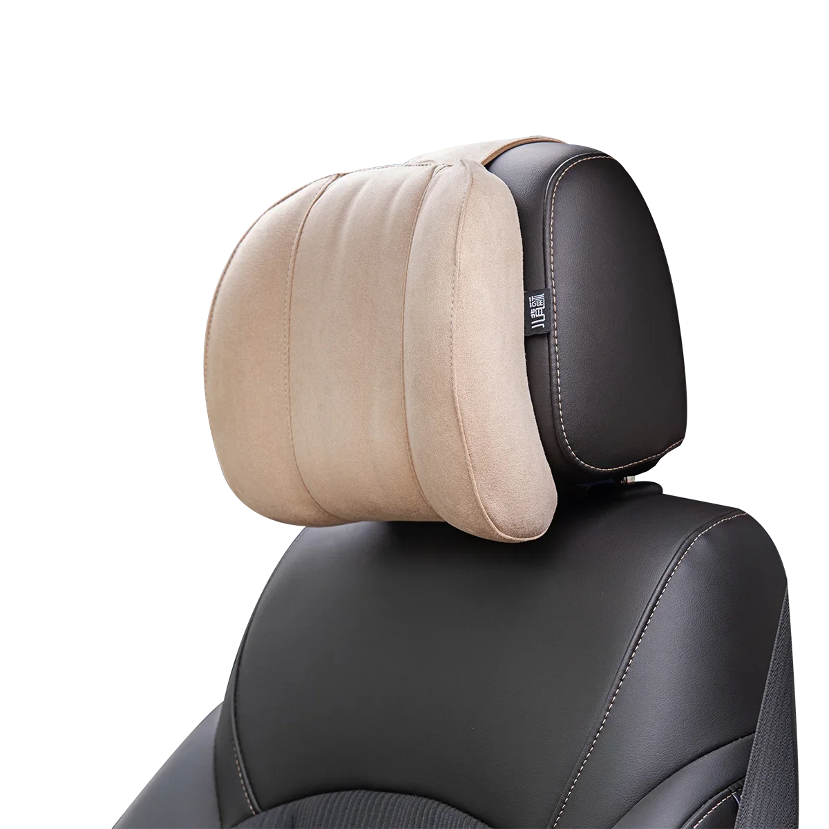 Forbell Car Headrest Pillow Suede Fabric Car Neck Pillow Car Seat Pillow Rest Headrest Memory Foam Headrest Car Accessories