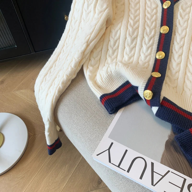 Women's V-Neck Knit Sweater