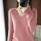 Women’s Lace V-Neck Knit Sweater