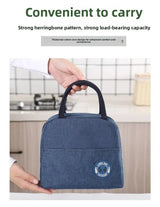 Insulated Lunch Bag Insulation Bento Pack for Men Women BPA Free Leakproof Food Container Carrier with Handle