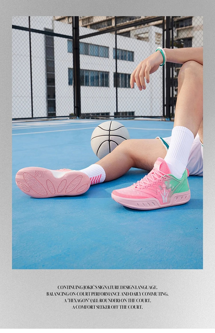 361 Degrees Joker SHUFFLE 2 Men's Basketball Shoes New Breathable Lightweight Wear-resistant Flexible Male Sneakers 572621101
