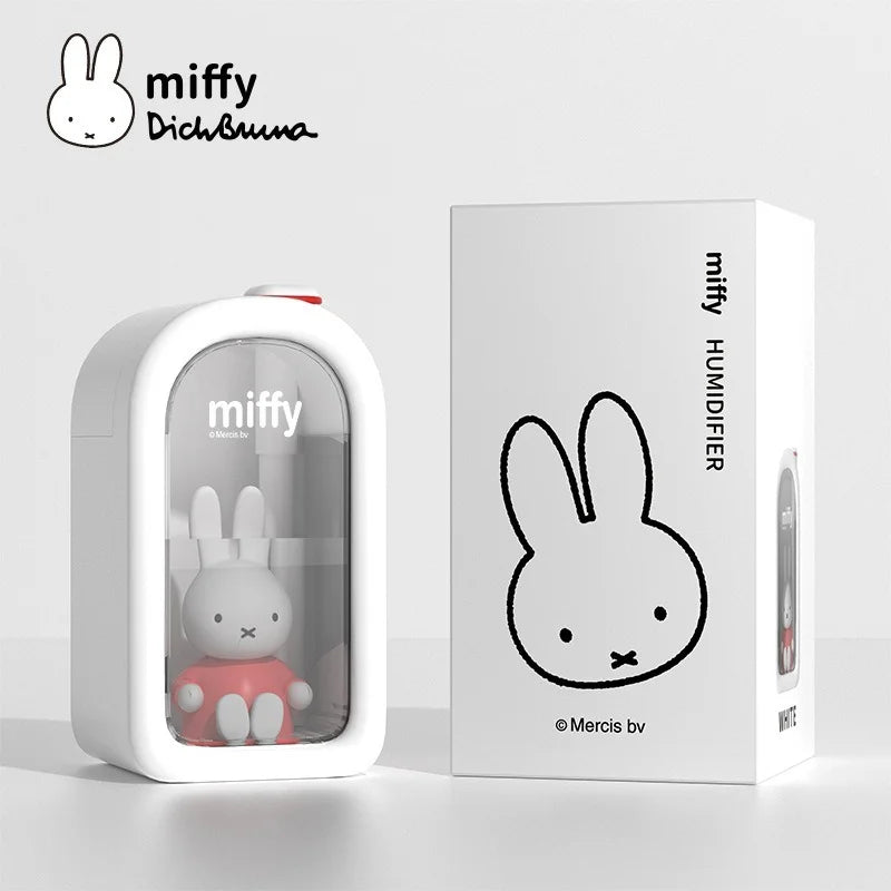 Cute Cartoon Kawaii MIFFY Rabbit Humidifier A Cute Cartoon Doll A Small Home Bedroom Silent Office Desk Decoration Friends Gift