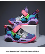 Kids' Pro-Grip Athletic Basketball Shoes