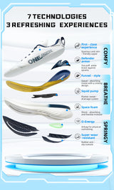ONEMIX New Jogging Running Shoes Women and Men Light Sneakers Road Shoes Wear-resistant Fashion Sports Shoes Fitness