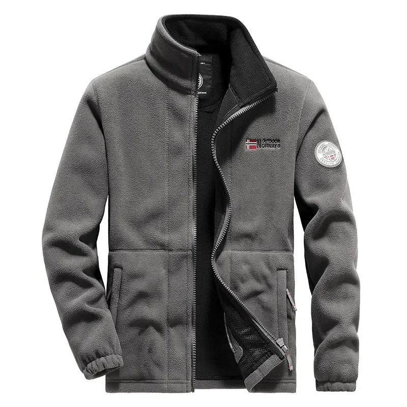 Norway Outdoors Polar Fleece Jacket Men Thicken Thermal Fleece Tactical Sport Coat Militar Softshell Hiking Outdoor Army Jackets