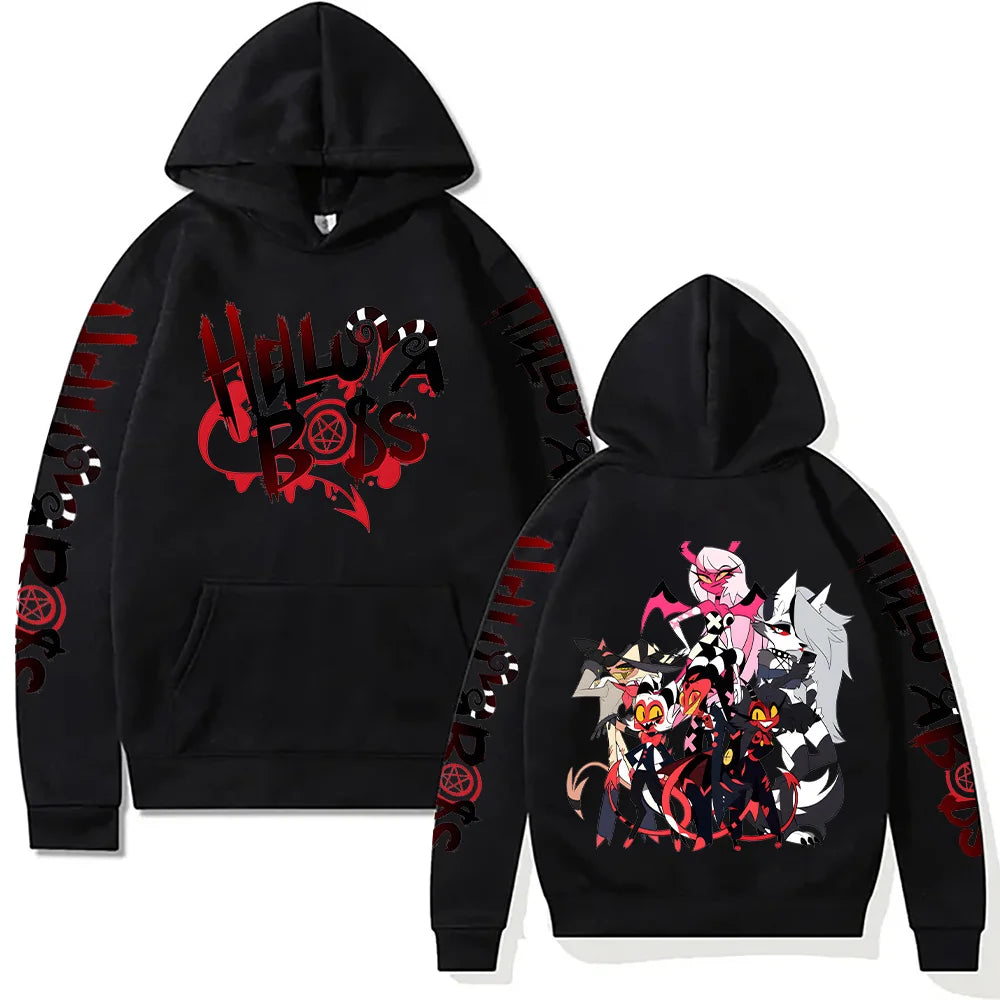 Helluva Boss Graphic Hoodie | Unisex Y2K Streetwear