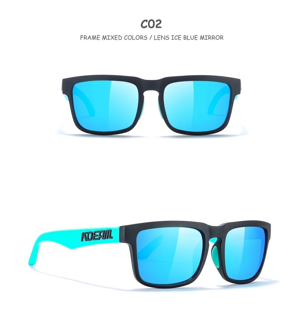 KDEAM For Young Age Small Size Polarized Sunglasses Reduce Glare and Enhance Clarity for Outdoor Sport Youthful Sun Glasses TR90