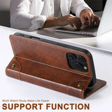 Magnetic PU Leather Flip Wallet Case for iPhone