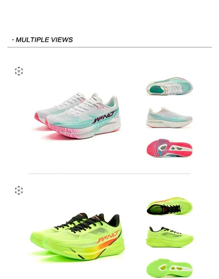 QIAODAN Man Trail Running Shoes 2026 WIND 4 Men's GYM Jogging Sport Shoes Mesh Breathable Athletic Running Sneakers QDB023262298