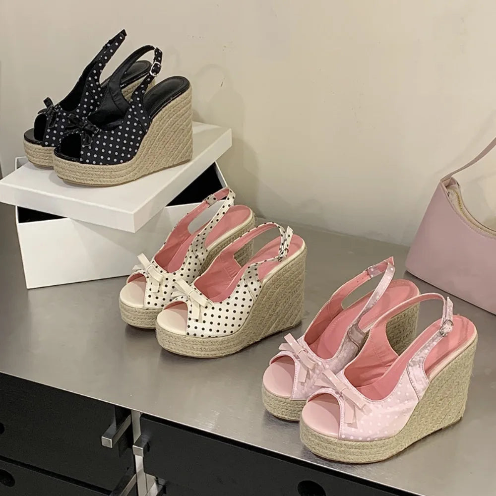 Aneikeh Women's Wedge Platform Sandals